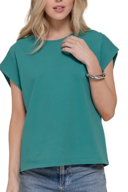 Sleeveless Garment Dye T-shirt