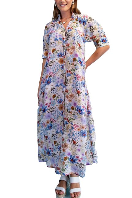 Floral Print Maxi Dress