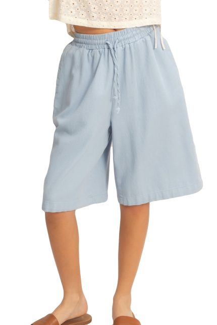 Elastic Waistband Shorts