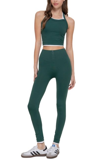 Crop Tank Top N Leggings Seamless Set