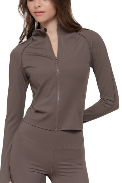Long Slv Zip-up Activewear Jacket
