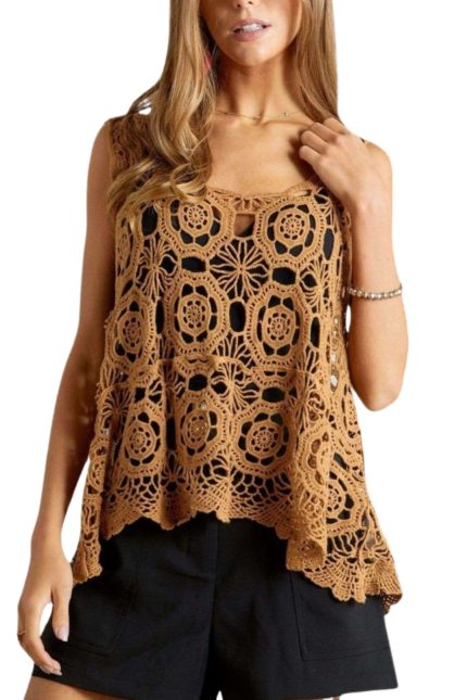 Casual Crochet Tank Top