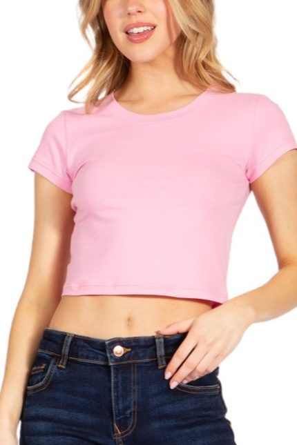 Crop Top Baby Tee T-shirt