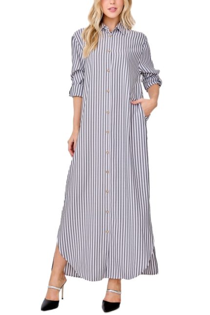 Striped Maxi Dress