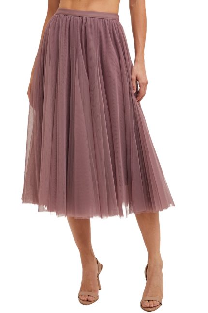 Tulle Midi Skirt