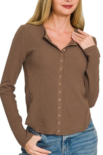 Double Knit Snap Button Shirts