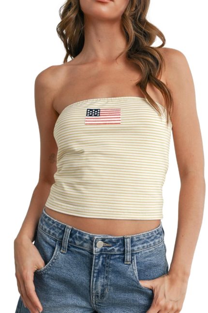 Stars And Stripes Tube Top