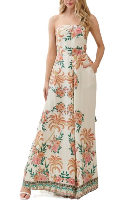 Strapless Maxi Jumpsuit