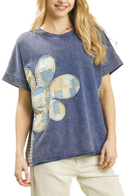 Mineral Wash French Terry Top