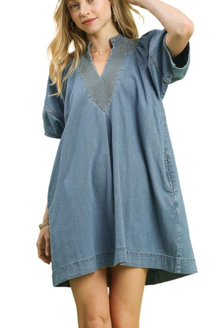 Denim Mini Dress