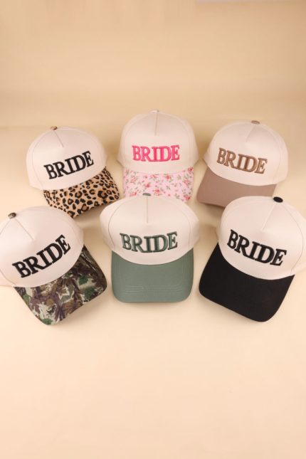 Bride Two Tone Cotton Hat