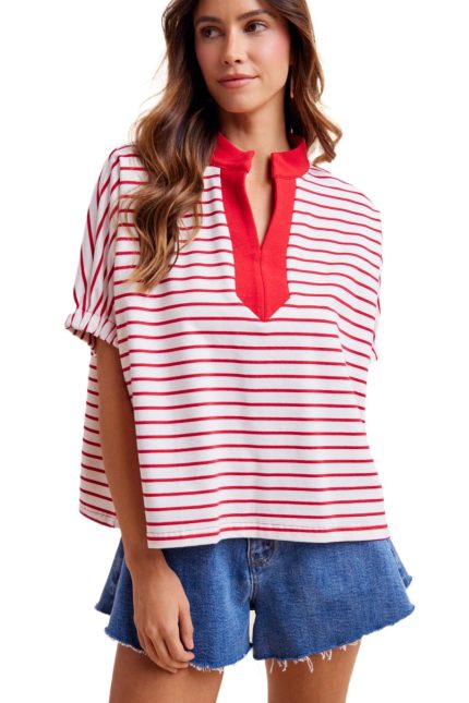 Dolman Sleeve Oversized Knit Top