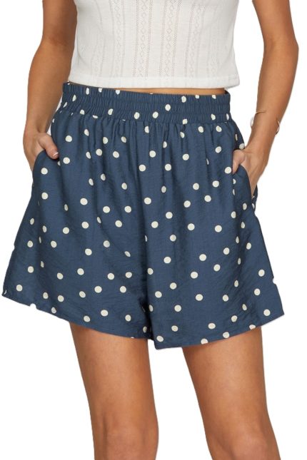 Polka Dot Print Shorts