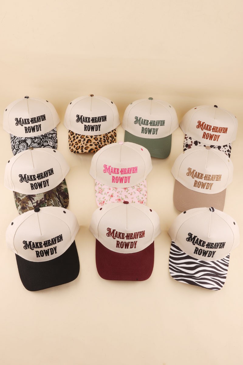Make Heaven Rowdy Two Tone Snapback Hat