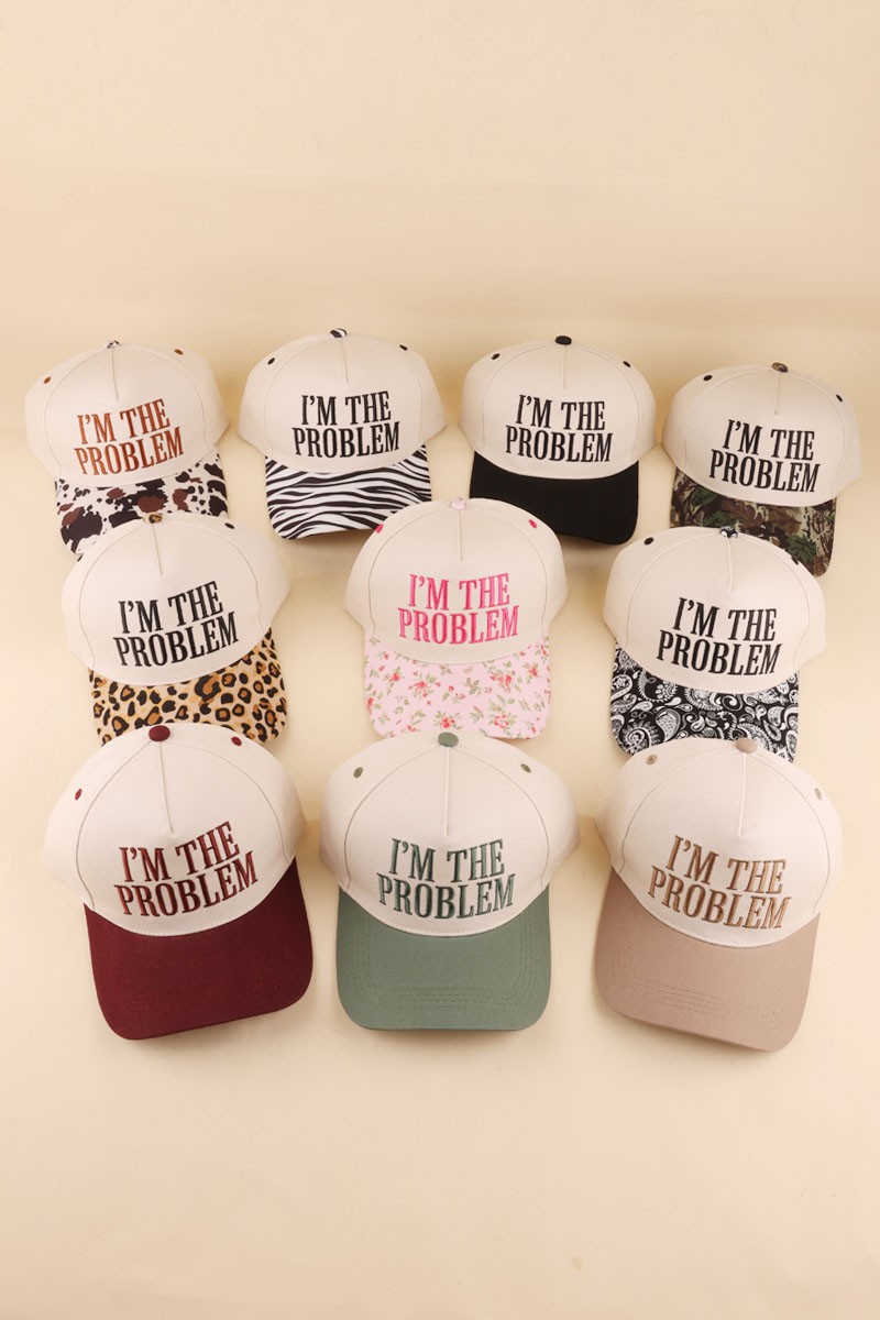 I'm The Problem Two Tone Snapback Hat