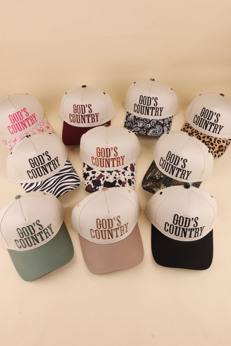 God's Country Two Tone Snapback Hat