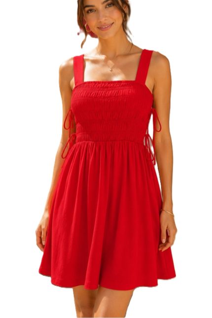 Smocked Mini Dress