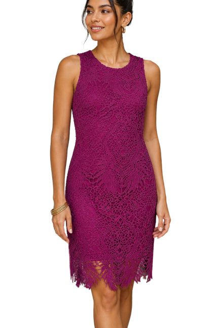 Sleeveless Crochet Dress