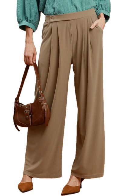 Wide Leg Waistband Bottoms