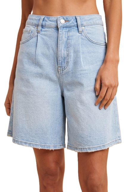 Comfort Stretch Relaxed Bermuda Denim Shorts