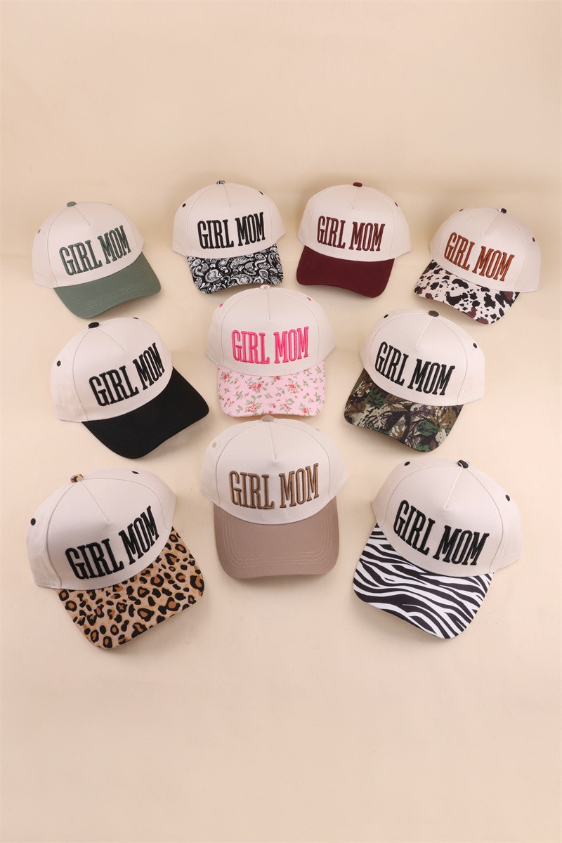 Girl Mom Two Tone Snapback Hat