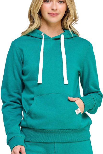 Basic Fleece Pullover Hoodie