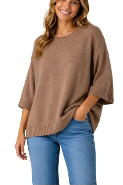 Short-sleeved Pullover Sweater