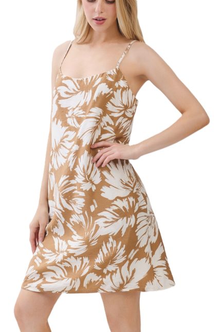 Print Loose Fit Cami Mini Dress