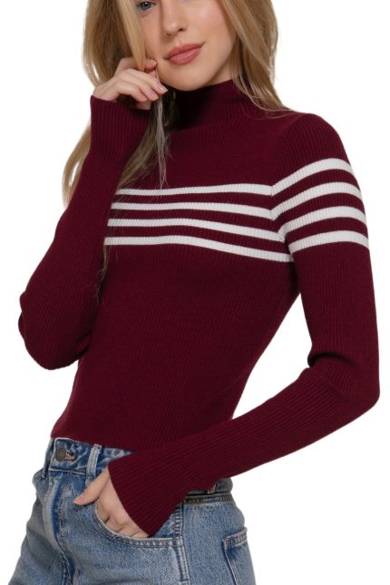 Stripe Knit Top