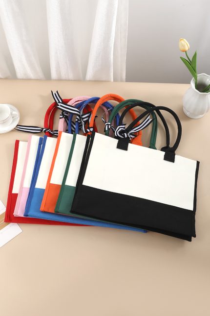 Large Capacity Canvas Shopper Tote Bag