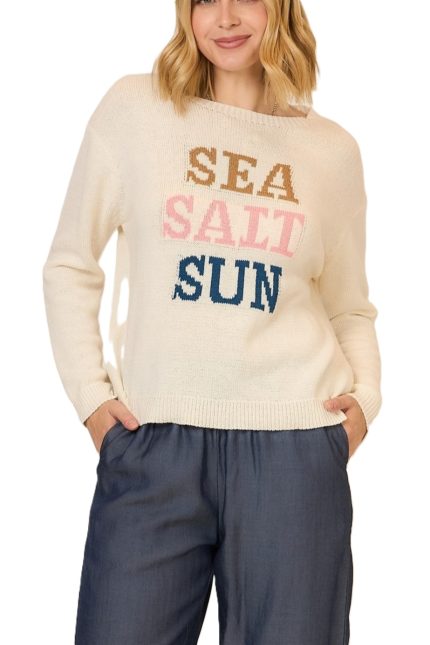 Seaside Reverie Graphic Sweater