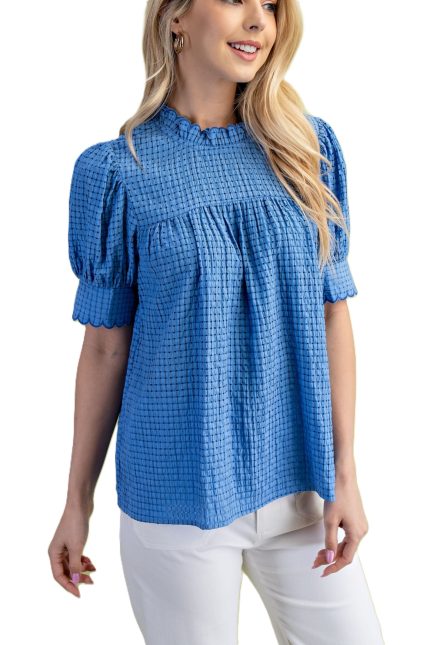 Seersucker Top