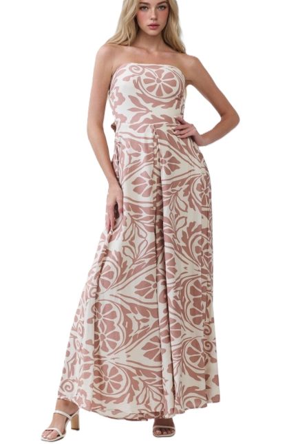 Strapless Maxi Jumpsuit