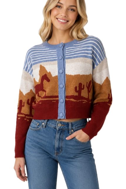 Westen Mural Cardigan