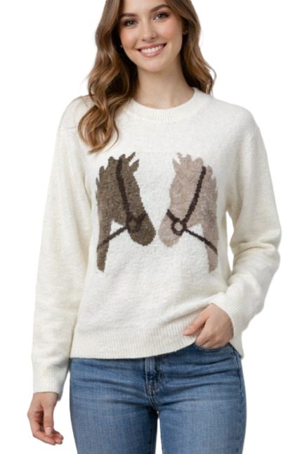 Horse Duo Pullover