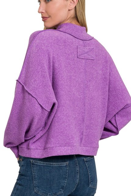 Brushed Melange Hacci Sweater