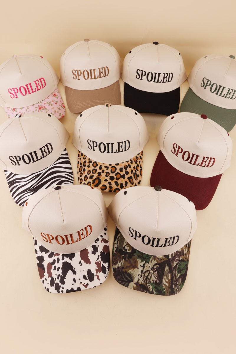 Spolied Two Tone Snapback Hat