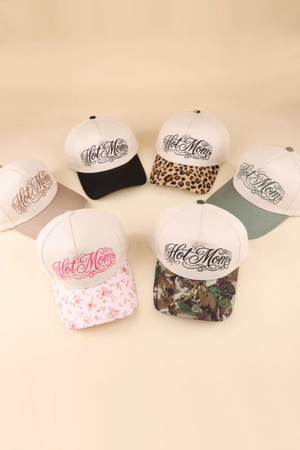 Hot Mom Two Tone Cotton Hat