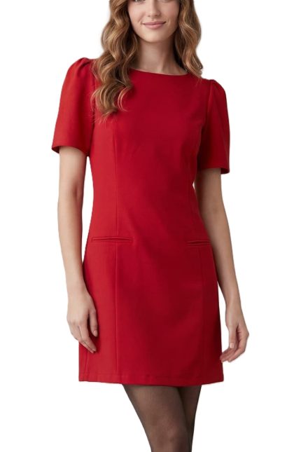 Half Sleeve Knit Mini Dress