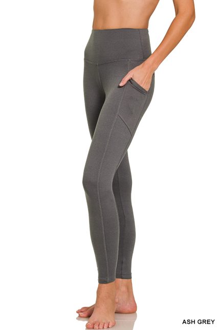 Brushed Microfiber Full Length Leggings