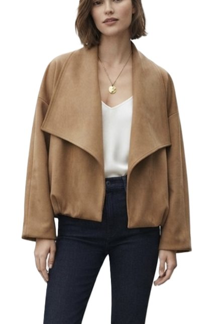 Faux Suede Jacket