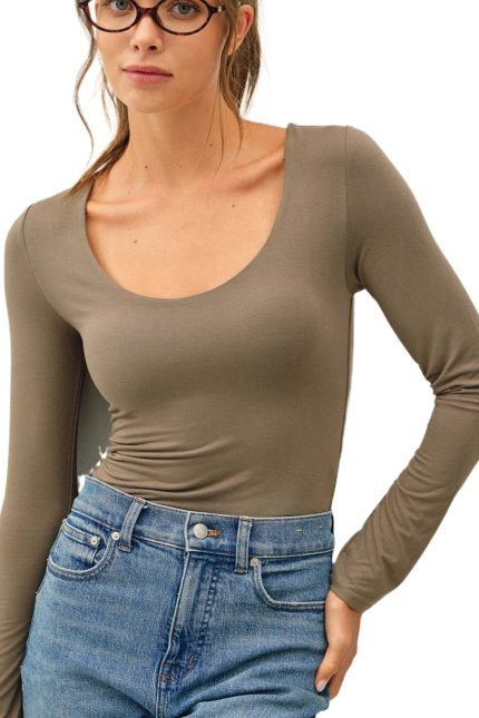 Soft Core-basic Long Sleeve Top