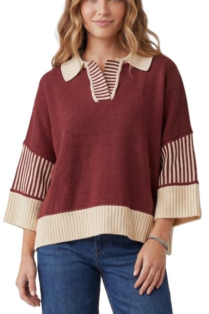Half Sleeve Sweater Top