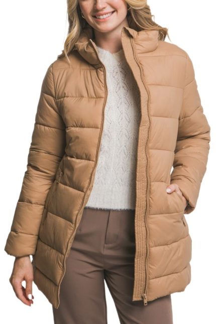 Long Quilted Puffer Jacket