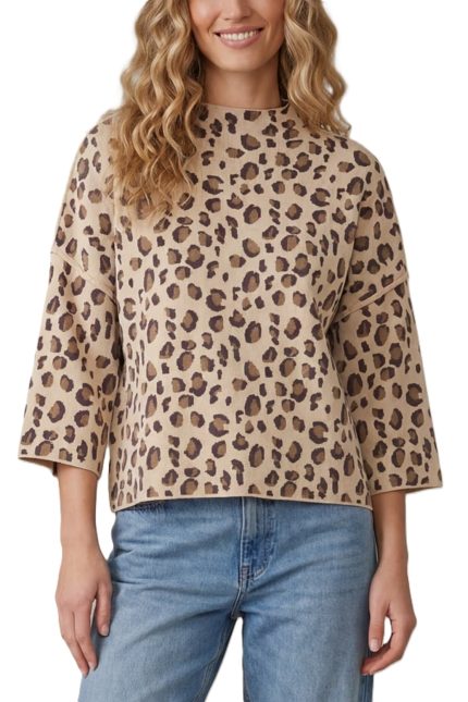 Leopard Patterned Sweater