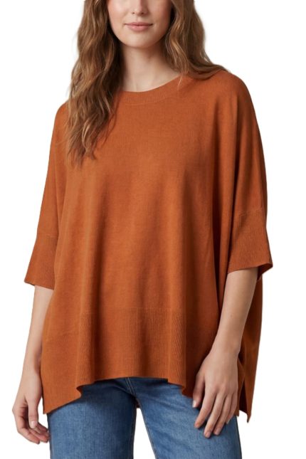 Half Sleeve Oversized Sweater