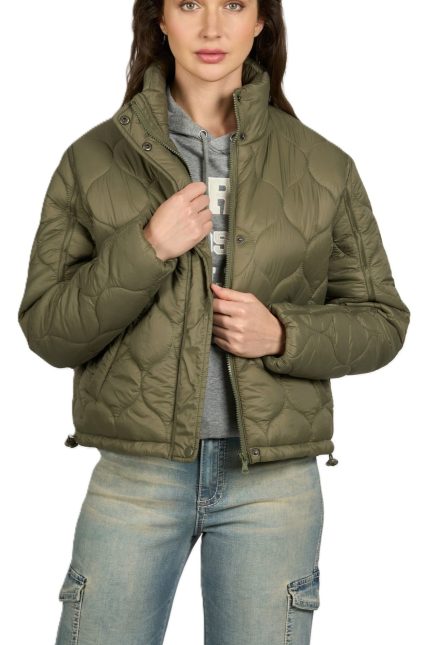 Nylon Onion Quilt Jacket With Taffta Lining
