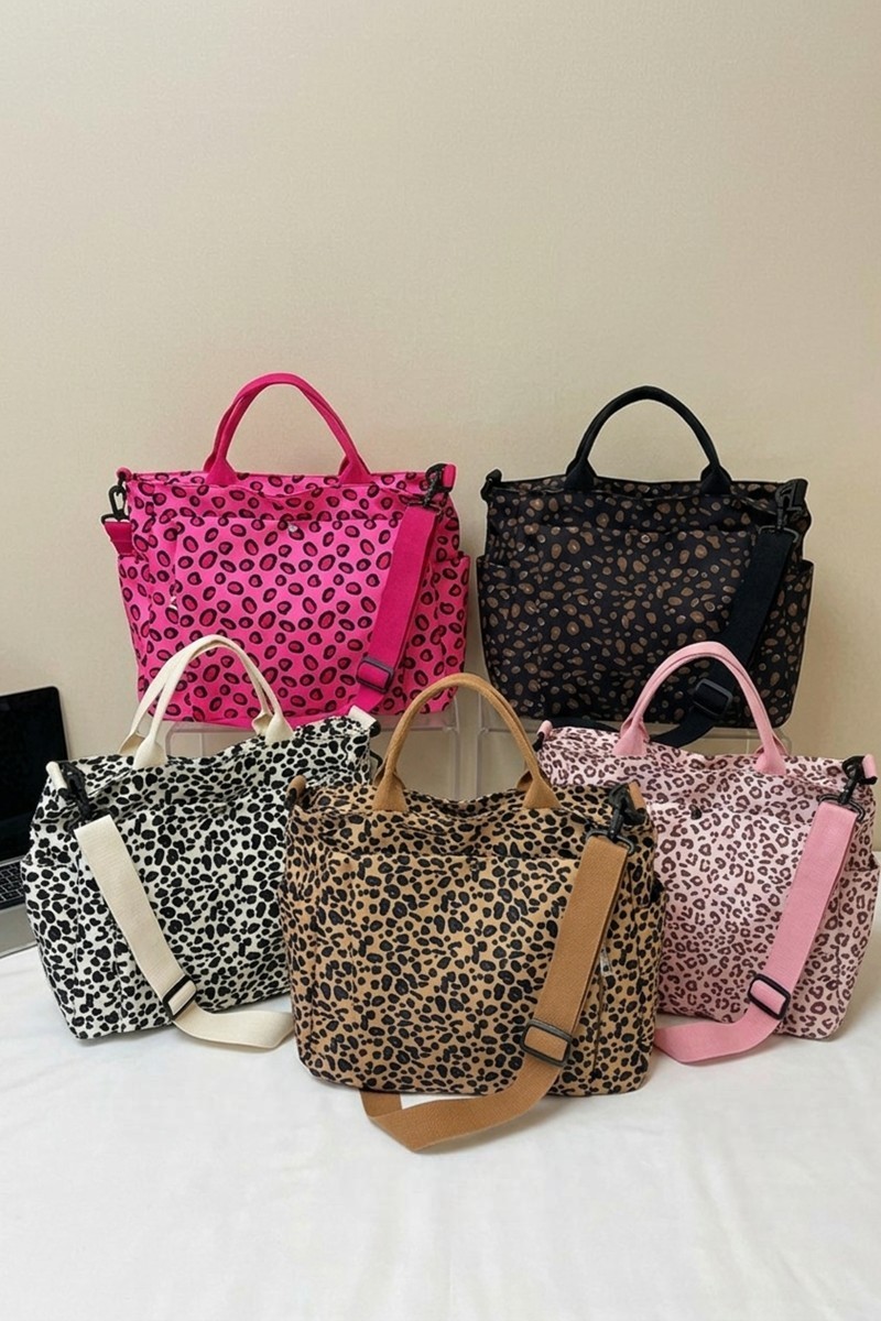 Leopard Caryall Diaper Tote Bag