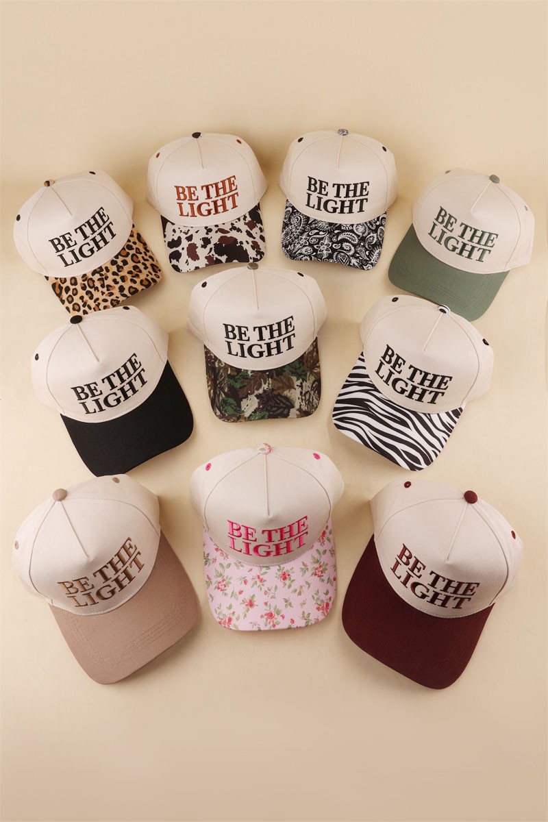 Be The Light Two Tone Snapback Hat