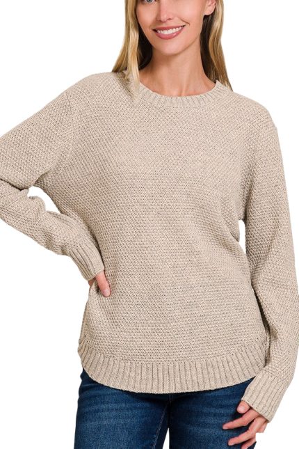 Round Neck Basic Sweater